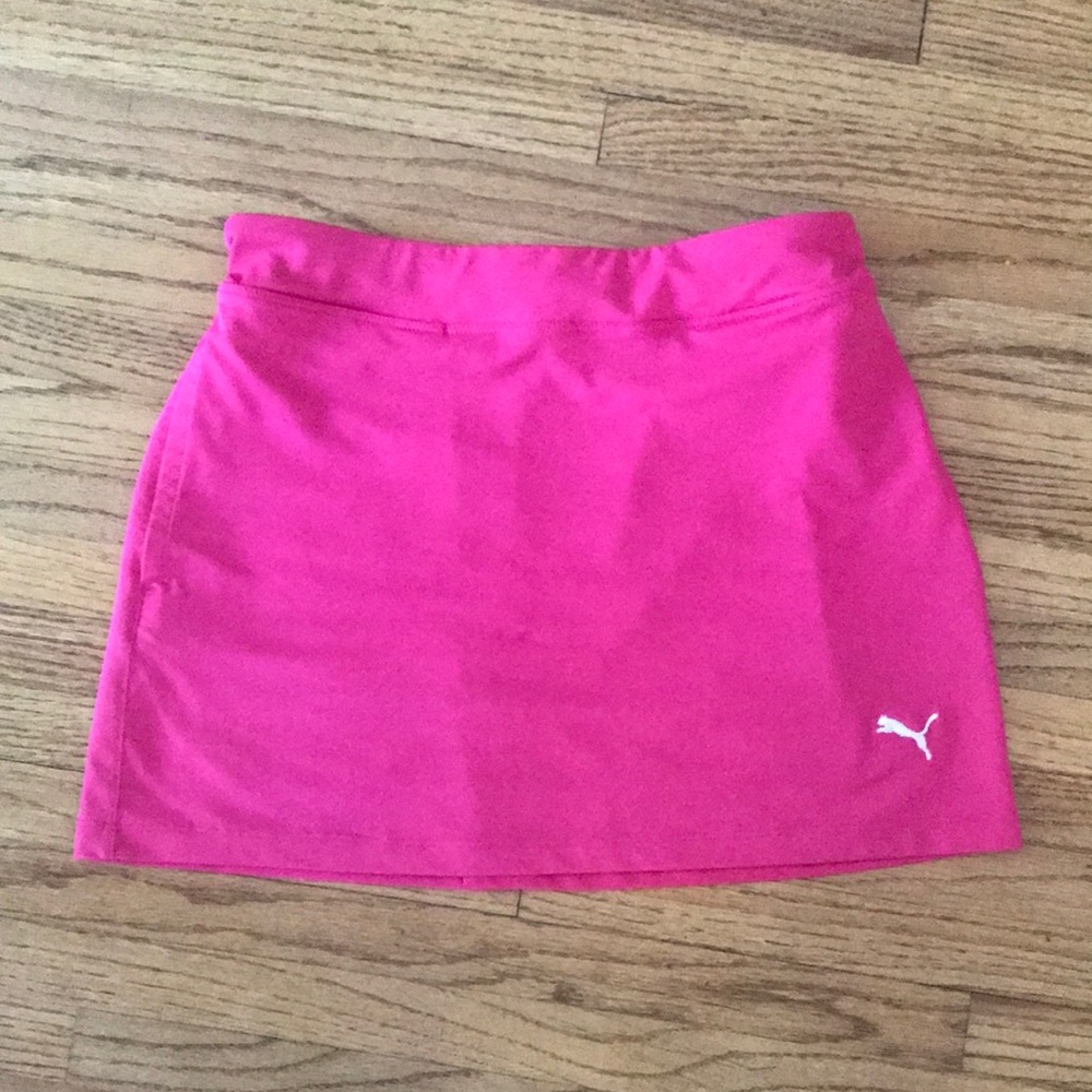 Hot Pink Magenta Puma Tennis Skirt XS